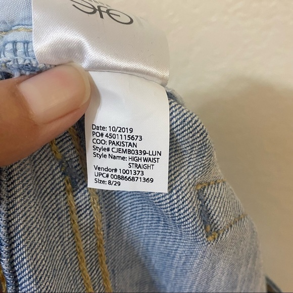 Ella Moss High Waist Straight Leg‎ Jeans - Picture 10 of 12